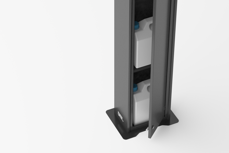 2020 Ergoline Qbl Hand Sanitizer Dispensers Image 07 Small Frittstående Skap