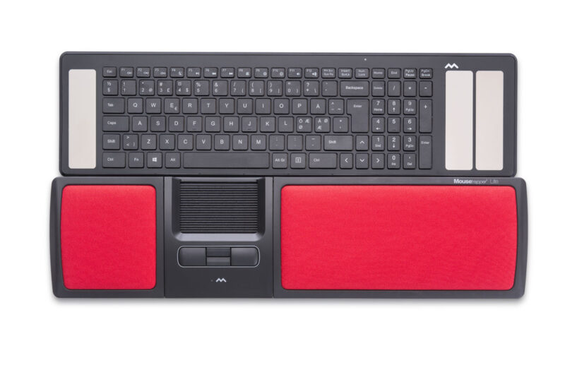 Mousetrapper Lite rød med tastatur