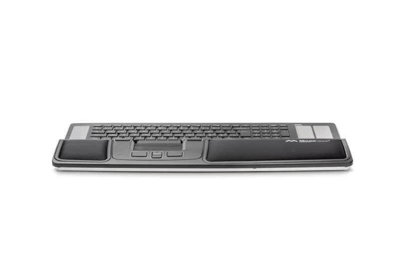 Mousetrapper Advance svart/hvit og tastatur