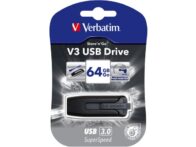 Minne VERBATIM V3 USB 3.0 64GB GREY