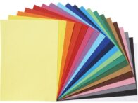 Farget papir 120g 20 farger (1000)