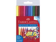 Tusj FABER CASTELL Grip ass farger(10)