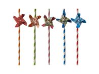 Sugerør PAPSTAR 20cm assortert (50)