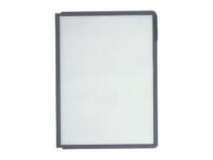 Lomme SHERPA® A4 matt refleksfri PP grå