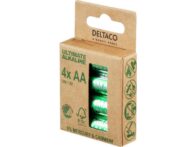 Batteri DELTACO Alkaline AA/LR6 (4)